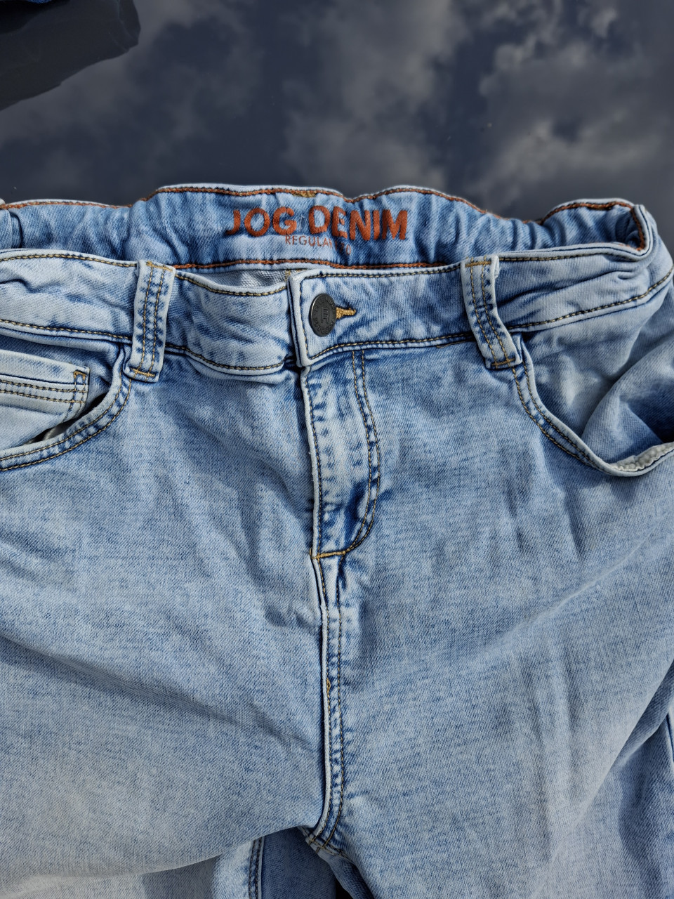 Spijkerbroek WE jog denim maat 170