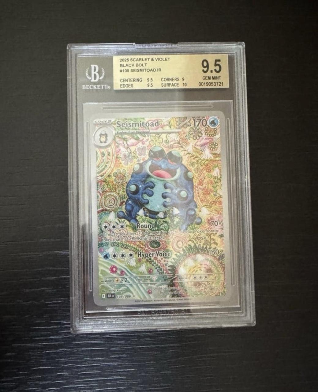 Seismitoad IR 105/066 BGS 9,5 (low pop) Pokemon
