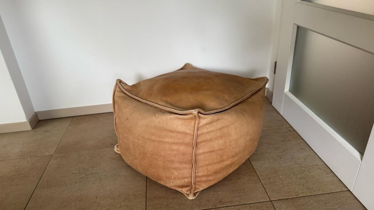 Lederen zitzak / Poef