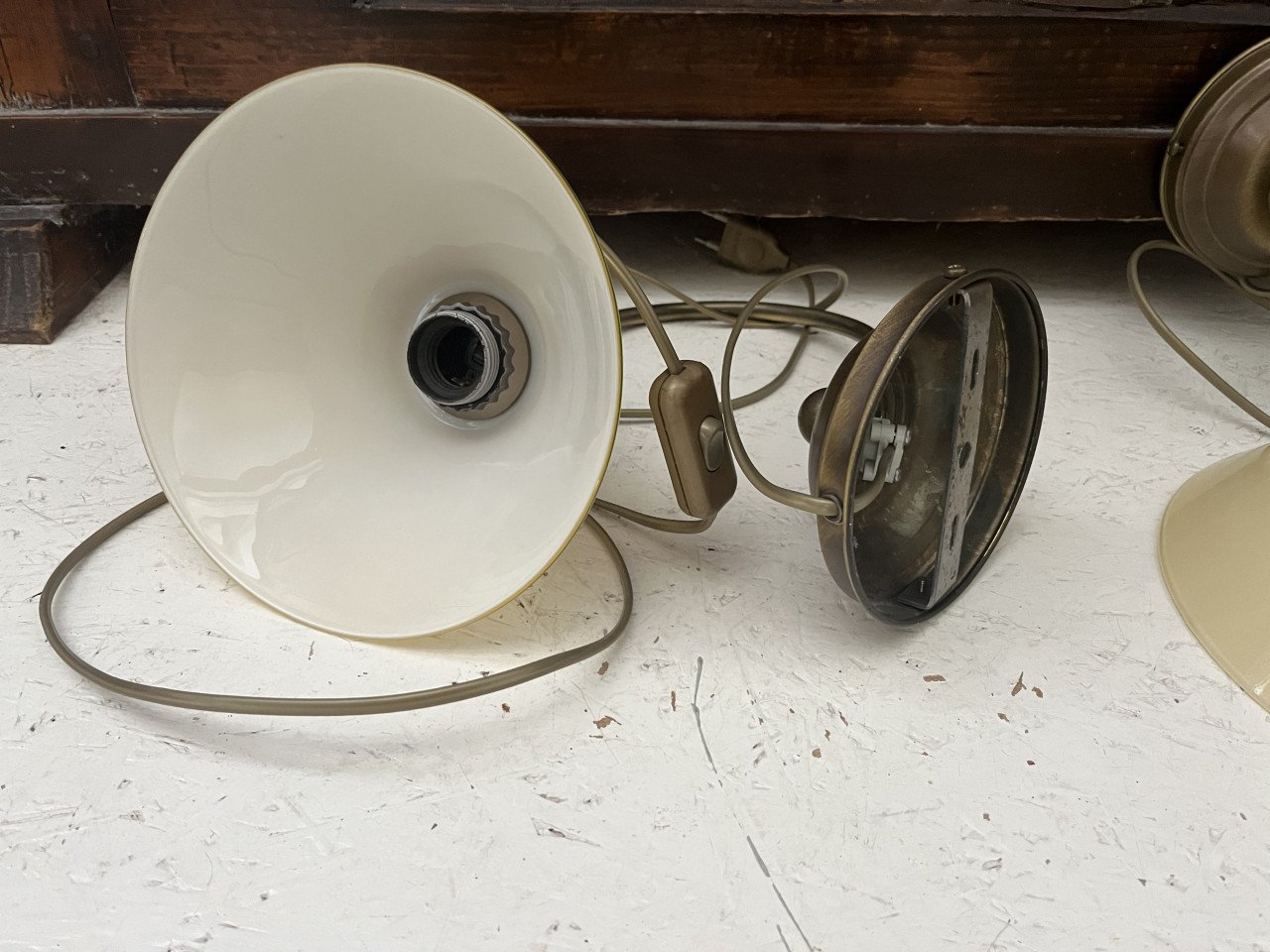 Art deco bedlamp, set a 2 stuks