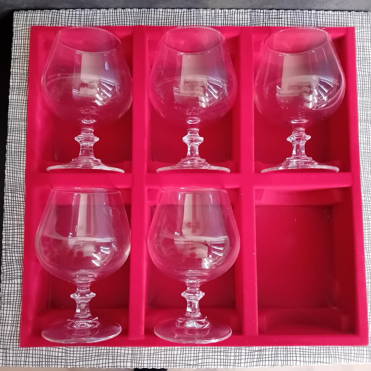 Crystal D'arques cognac glazen