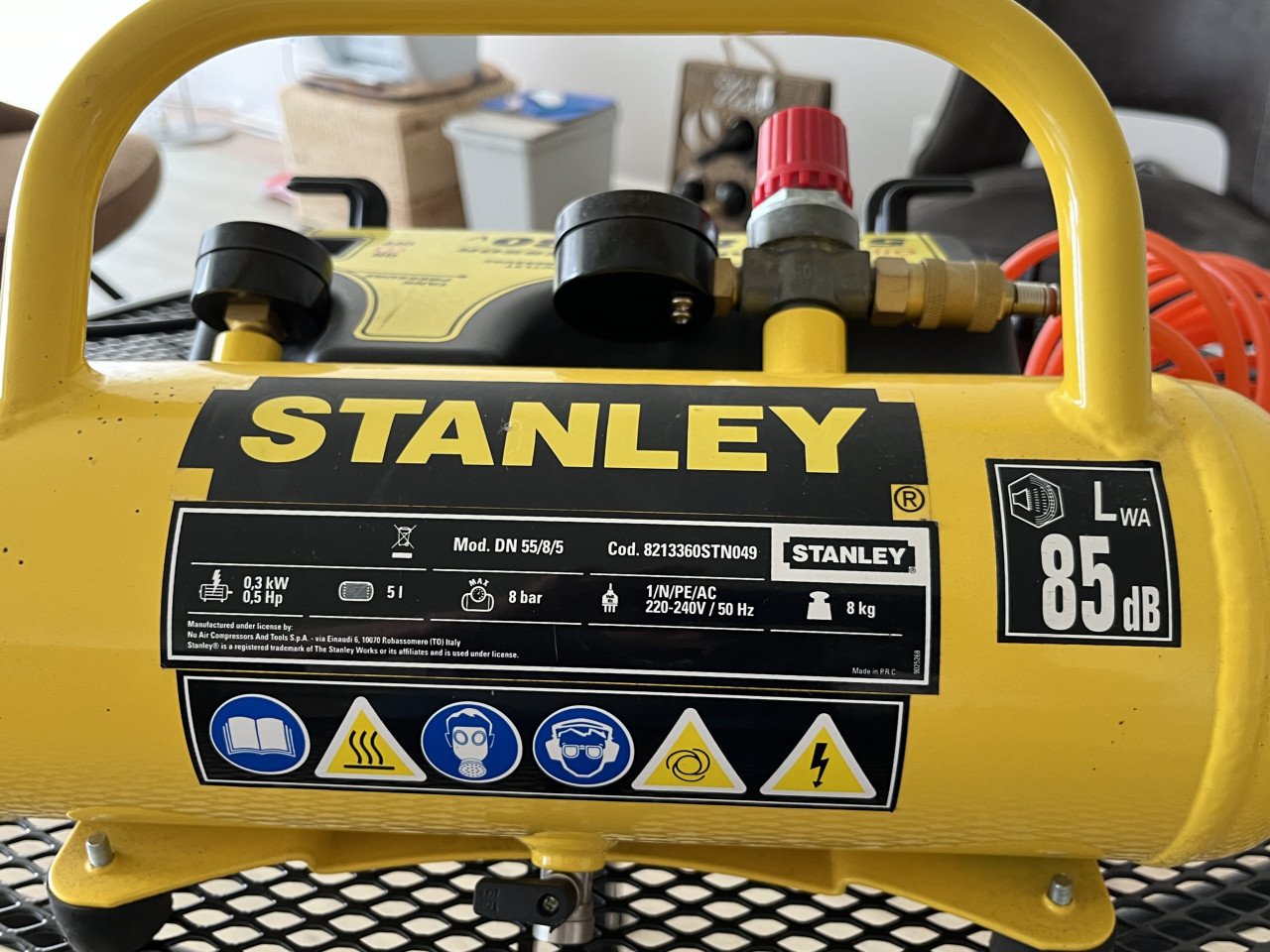 Te Koop: Stanley Luchtcompressor