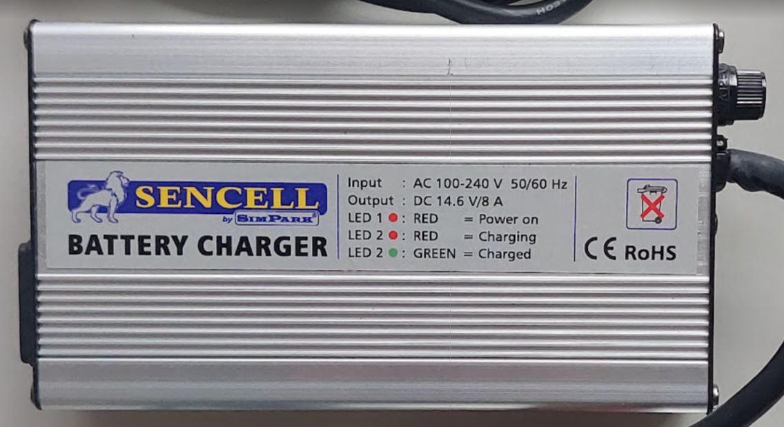 Sencell Lithium Acculader 14.6V/8A