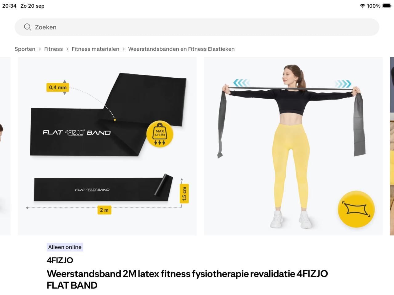 Nieuwe verschillende Weerstandsbanden - per stuk of set van 3 stuks