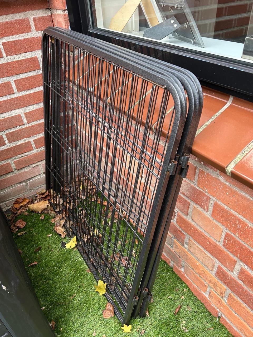 Konijnenhok met super lief konijn