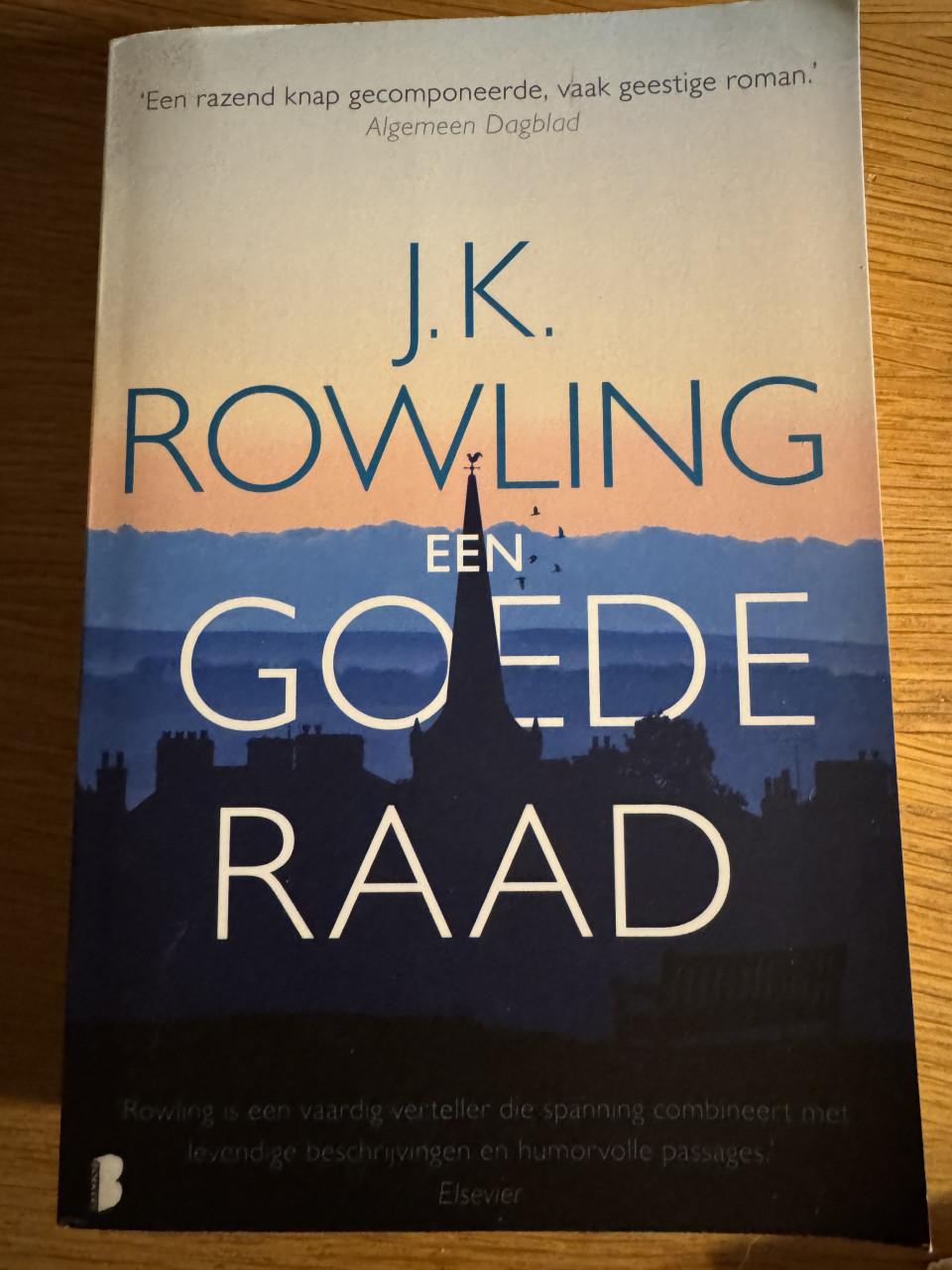 Een goede raad van J.K. Rowling