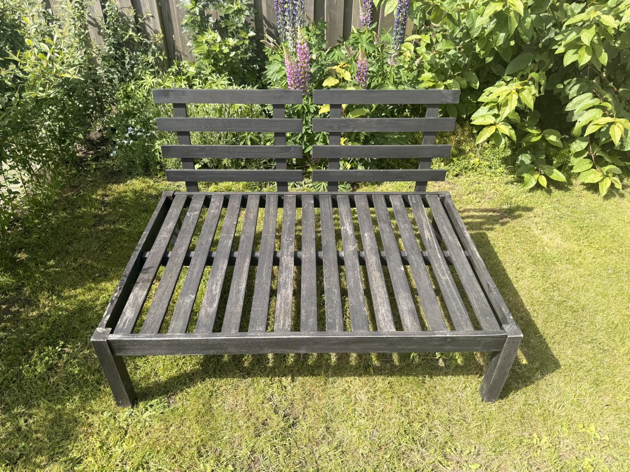 Houten tuinset tuin