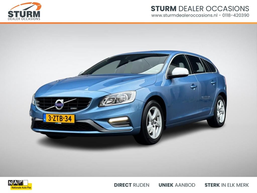 Volvo V60 1.6 t3 r-design nl-auto, automaat incl. trekhaak afneembaar!