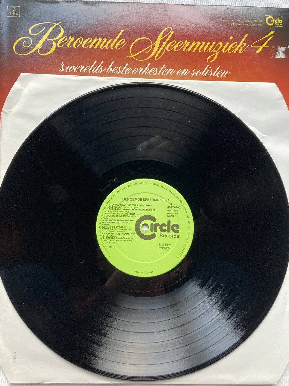 Div. orkesten Beroemde Sfeermuziek 4 2LP 313-04600 Circle