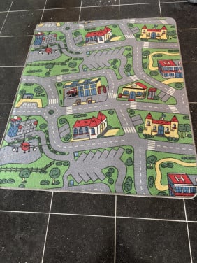 Speelkleed voor auto’s en tractoren