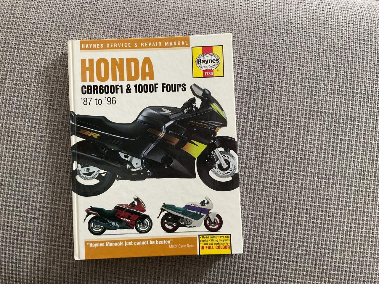 Motor repairboek Honda CBR 600 & 1000F four