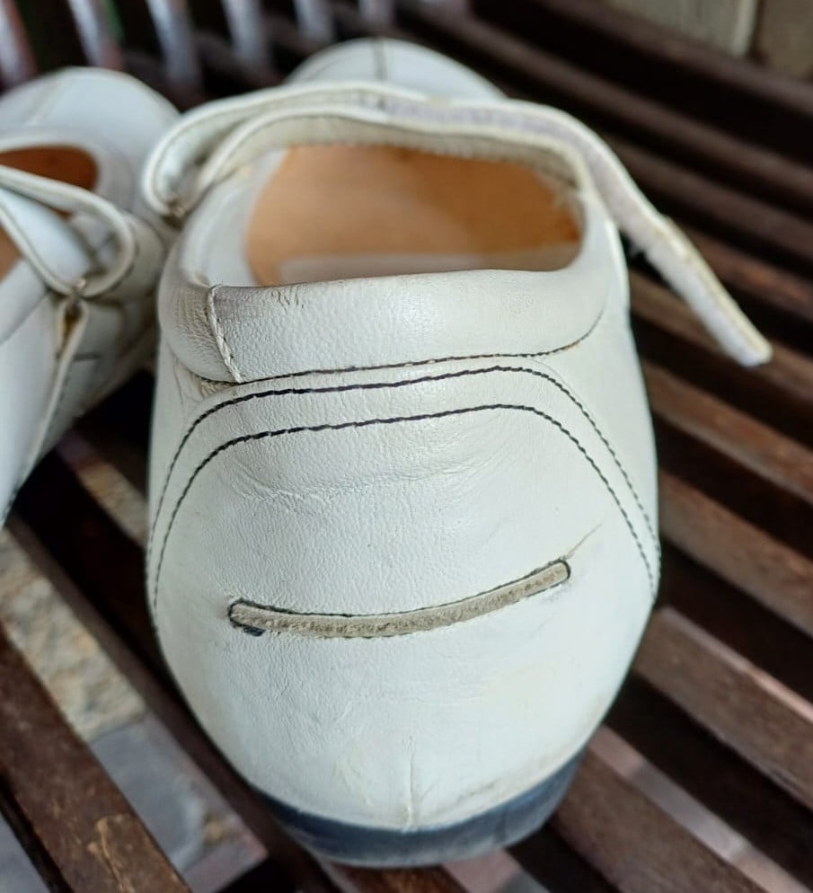 Witte ballerina's