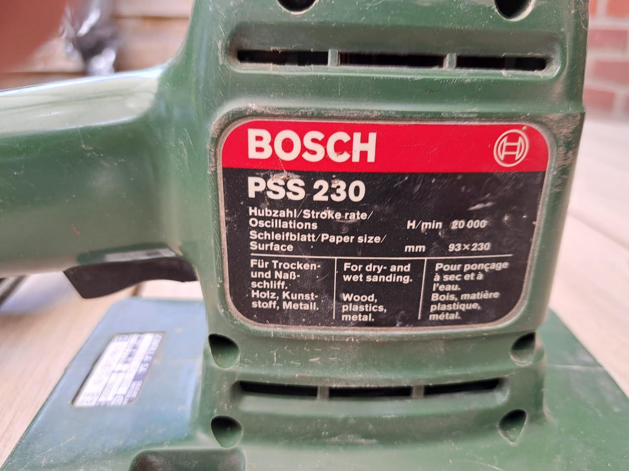 BOSCH PSS230 VLAKSCHUURMACHINE