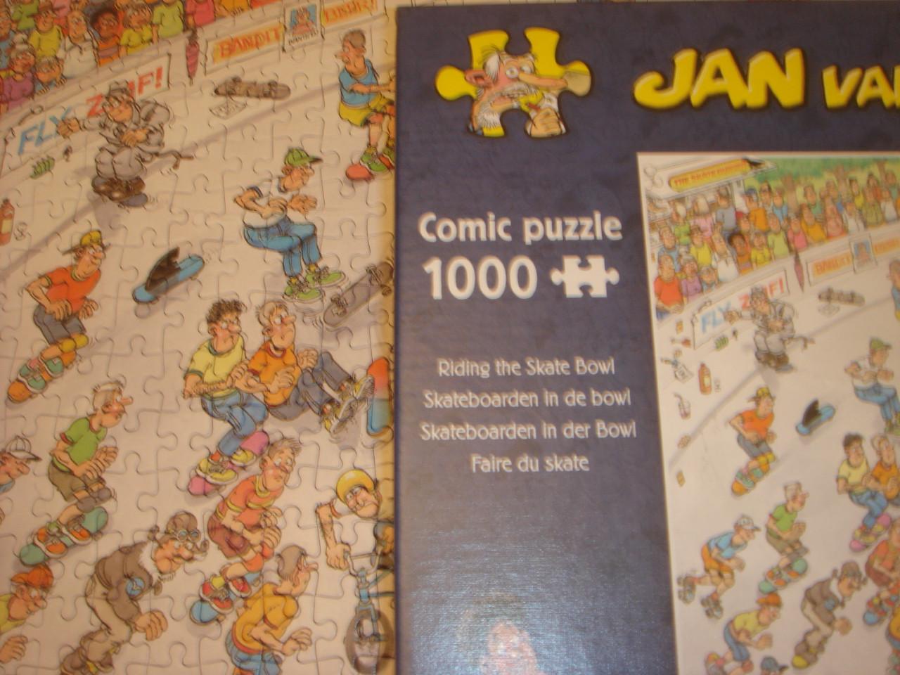 Te koop Complete Jan van Haasteren puzzel Skateboarden in de bowl