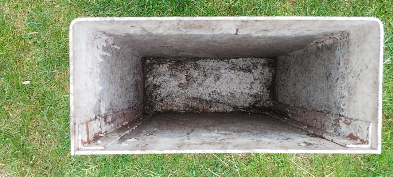 Aluminium Bloembak L=31 x B=14 x H=40 cm.