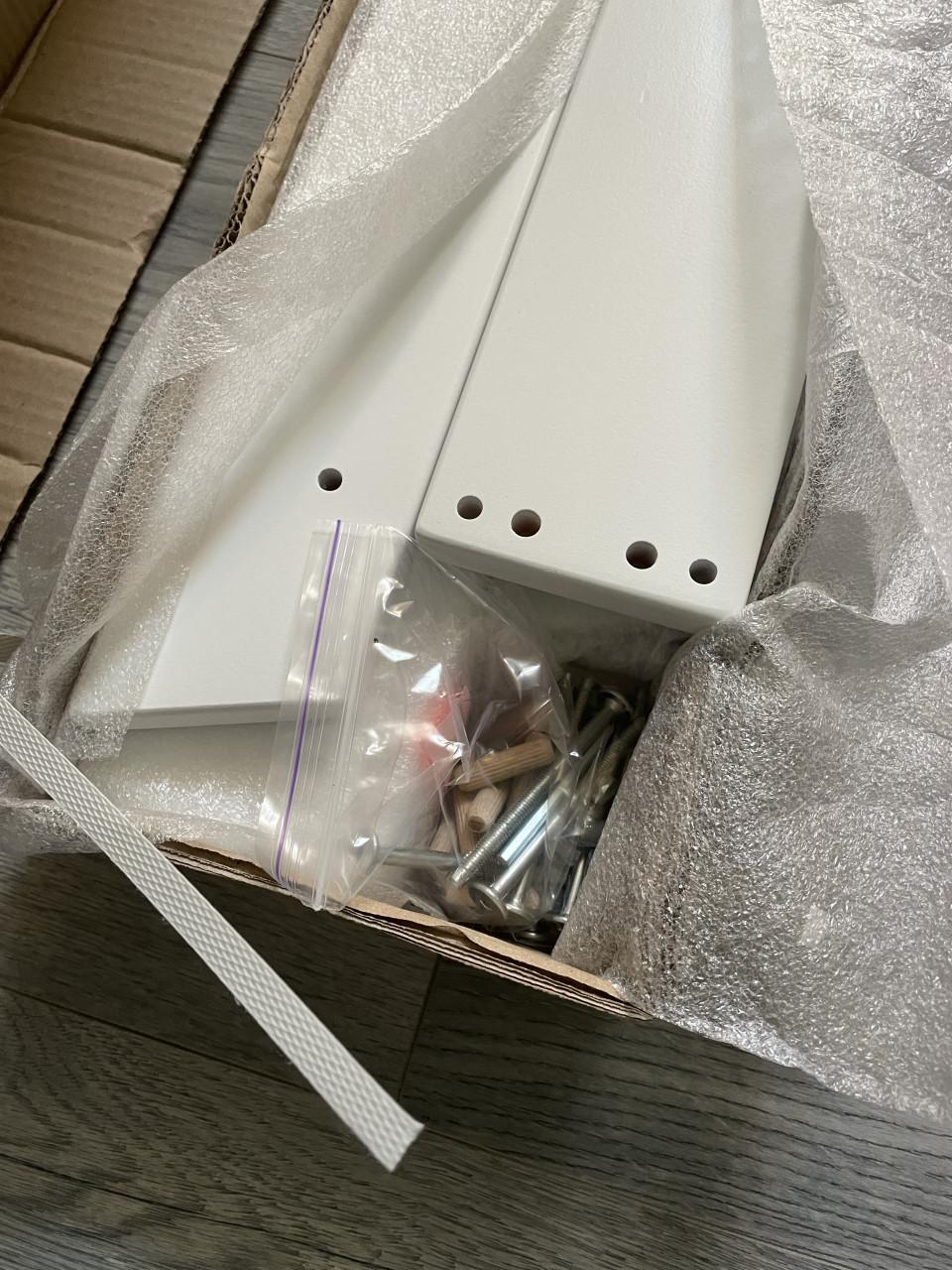 Nieuw in doos: eenpersoons bed kinderbed peuterbed wit hout