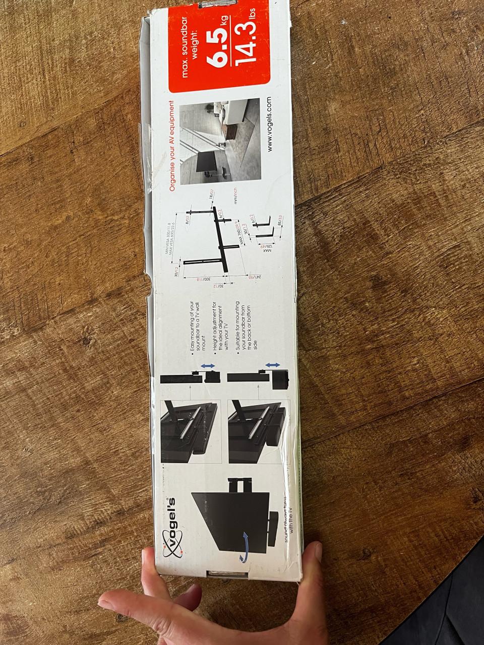 Vogel’s SOUND 3550 Soundbar beugel – ongebruikt