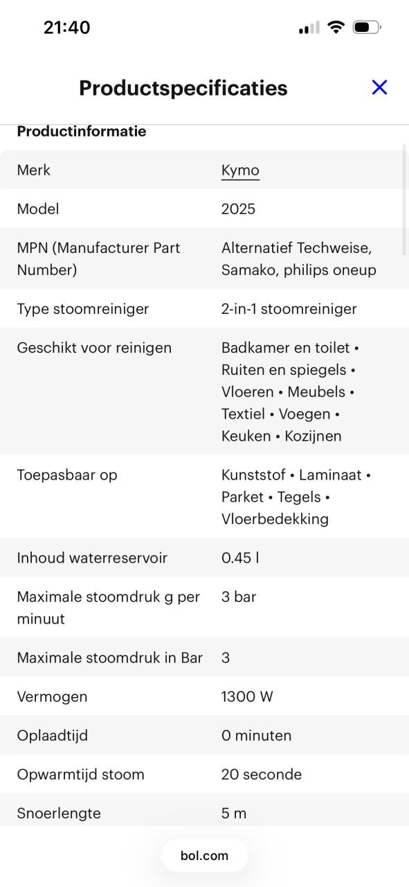 Stoomreiniger