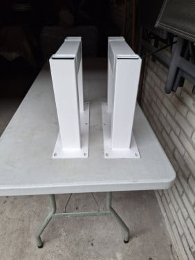 Salontafel onderstel wit