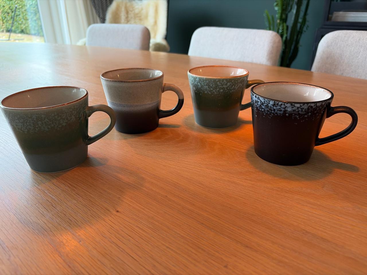 4x HK Living ‘70s Cappuccinomok