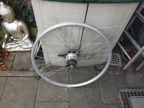 Gazelle 28 inch shimano nexus achterwiel, 7 speed,rollerbrake rem