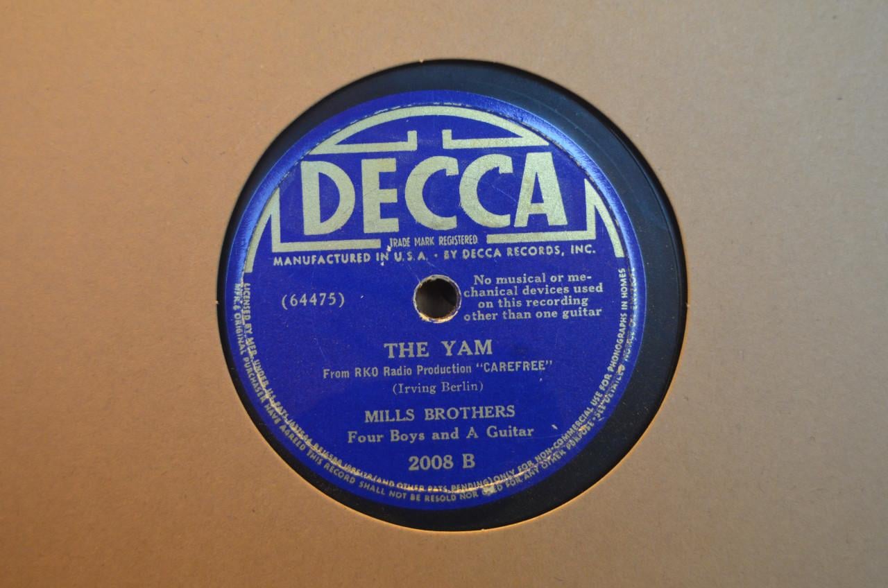78 rpm Mills Brothers jaren '40 en '50 héél veel stuks. (8)