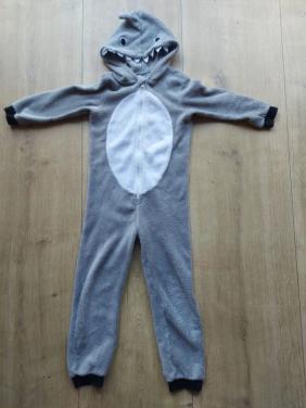 Leuke z.g.a.n. haaien-onesie – maat 110/116