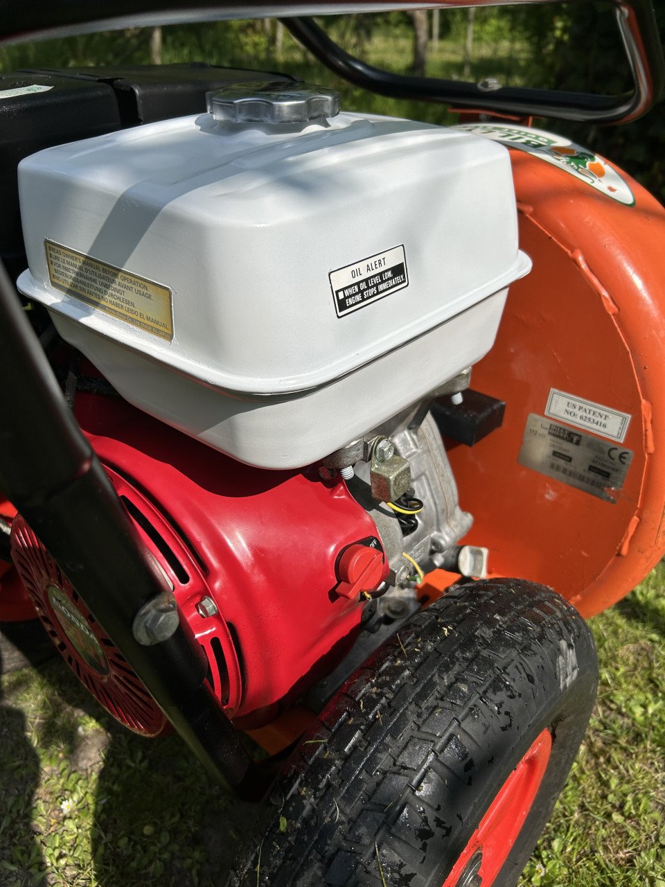 Zeer krachtige Billy Goat bladblazer Honda GX390