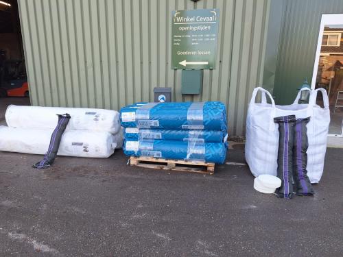 Bieten afdekmaterialen