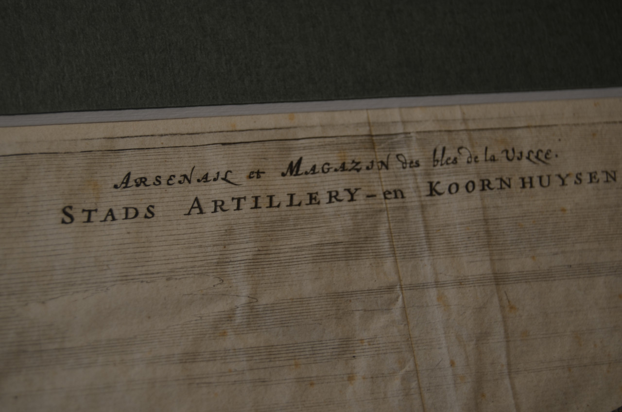 Grote ets Arsenaal en Magasin in Amsterdam