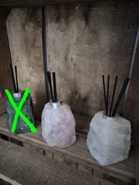 Edelsteen diffuser geurstokjes