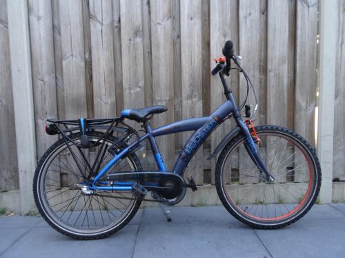 🚲 Loekie Booster Jongensfiets – 22 inch – 3 Versnellingen 💙🧡