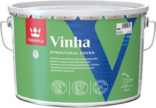 Tikkurila Vinha RAL 9005 - 9 liter (TOPPER voor Gepotdekselde delen)