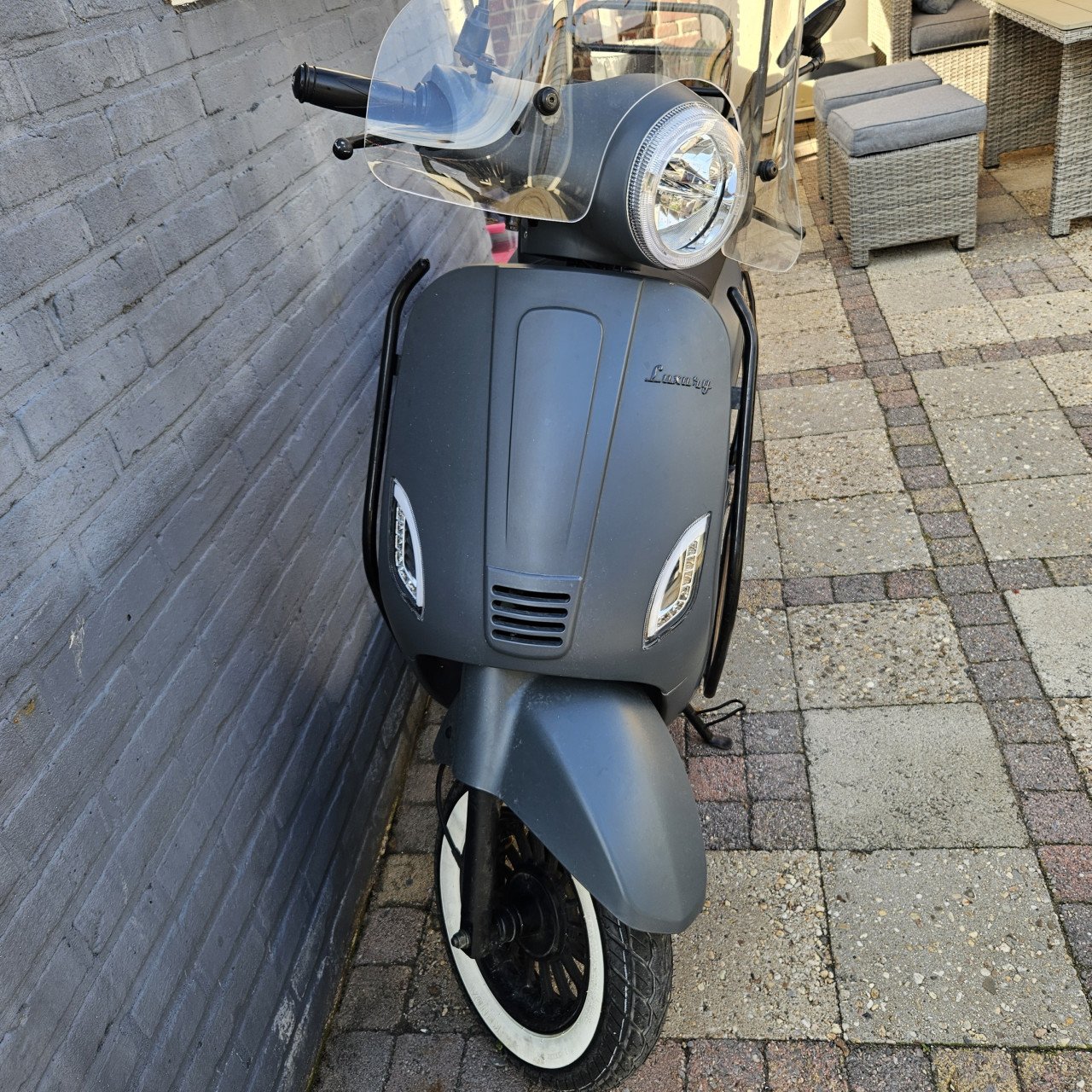 Scooter riva luxury mat grijs
