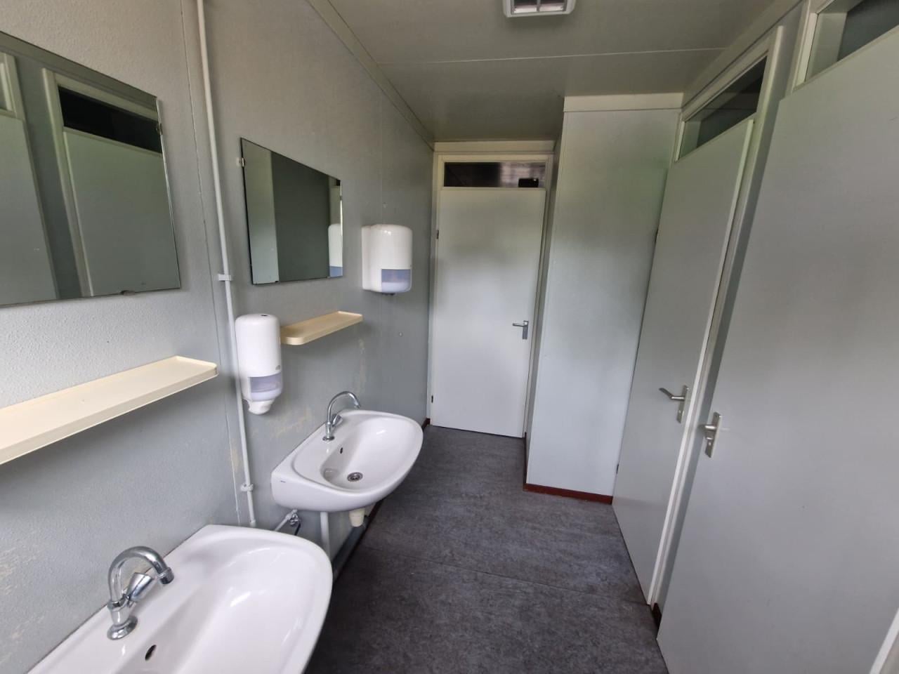 Toiletunit 6x3 meter – geïsoleerd – direct beschikbaar