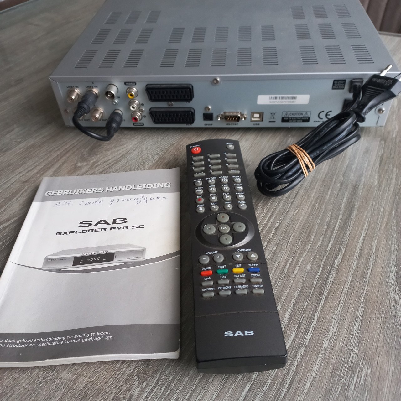 Sab explorer PVR SC STATE ONTVANGER.