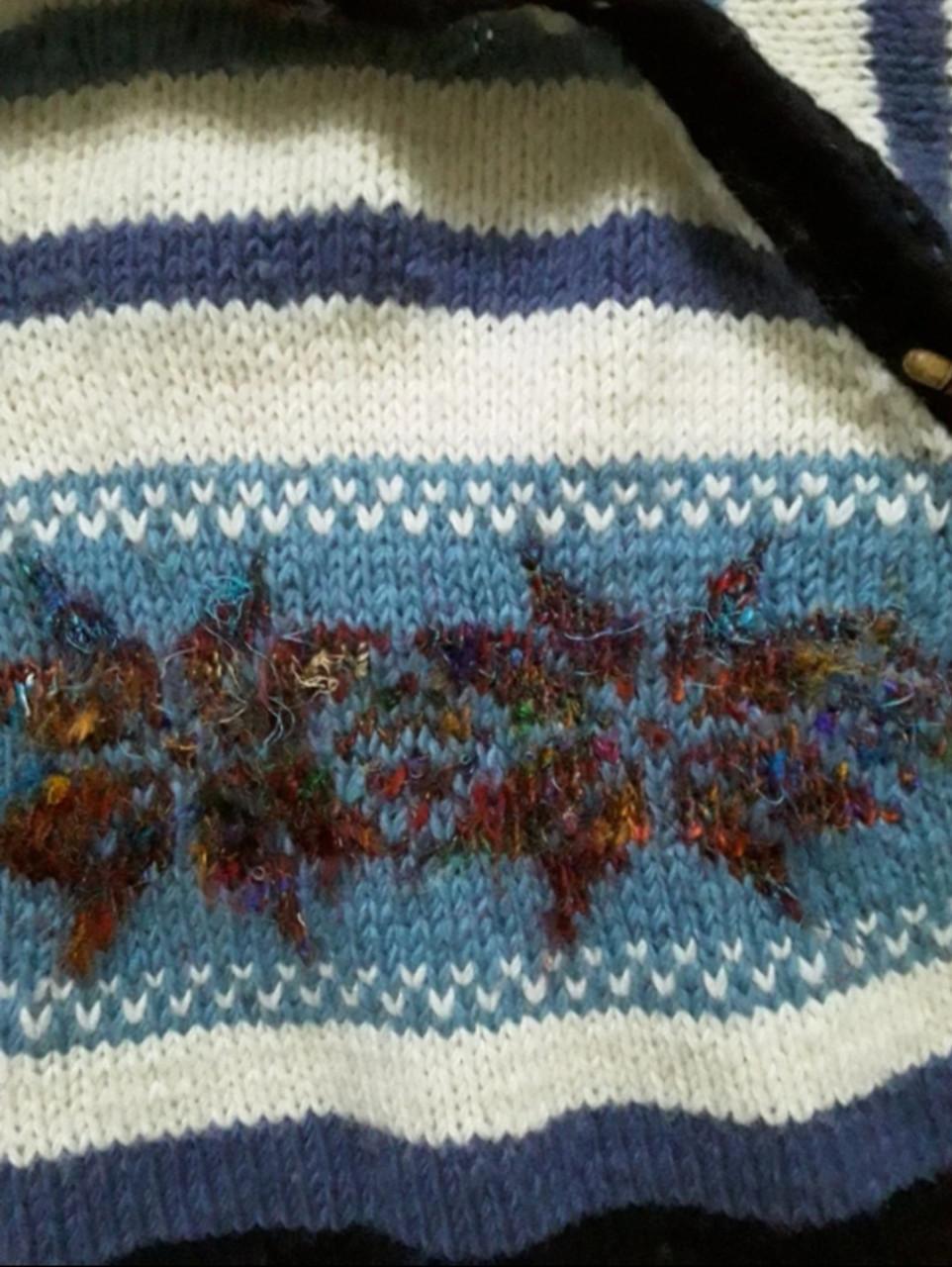Wollen poncho