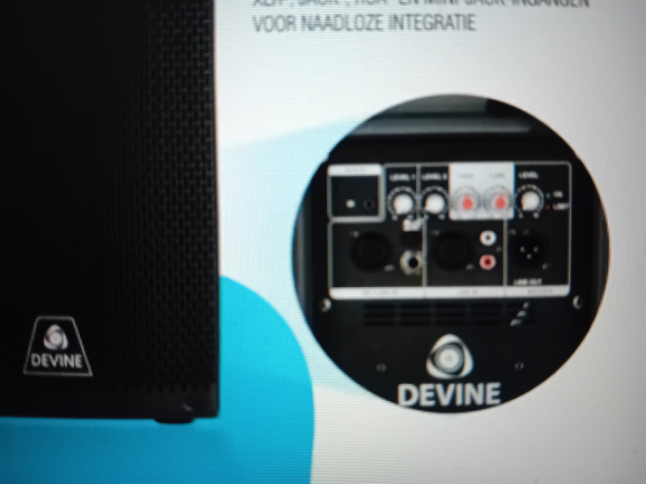 Actieve Speakers mengpaneel