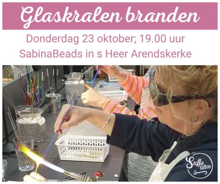 Workshop glaskralen branden
