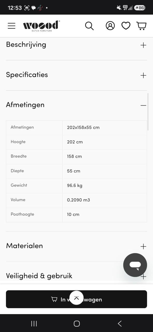 Kledingkast wood