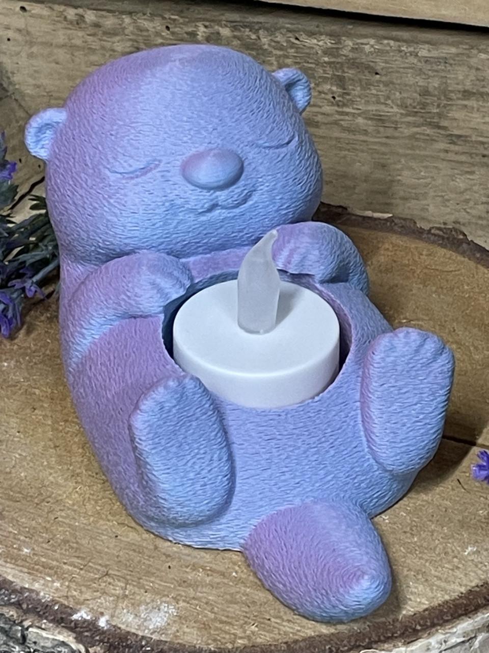 Schattige Otter thee licht houder