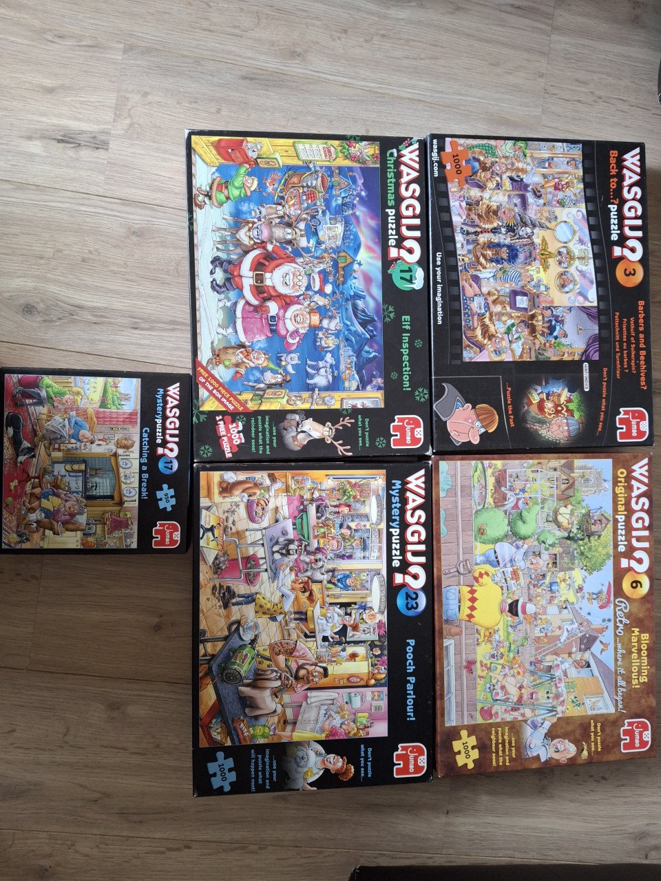 Veel WASGIJ en VAN HAASTEREN puzzels en anderen