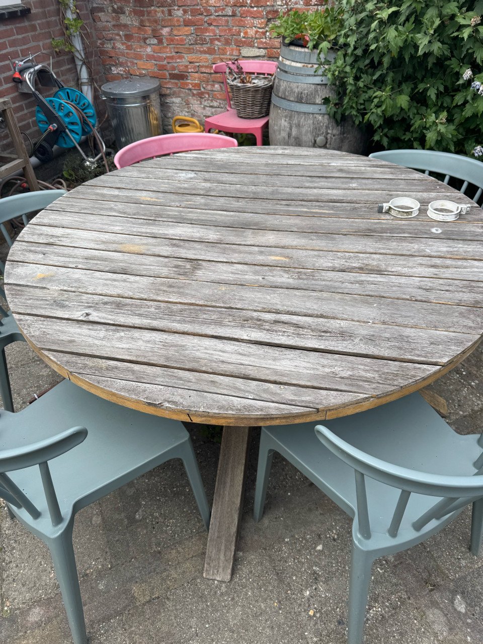 Ronde tuintafel
