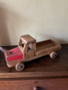 Houten pick-up truck