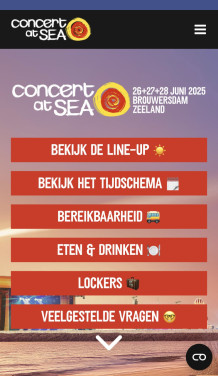 Concert at sea kaarten donderdag 26 juni