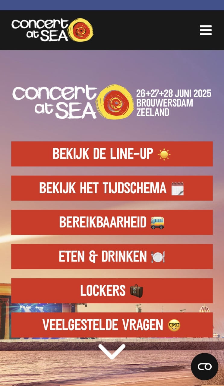 Concert at sea kaarten donderdag 26 juni