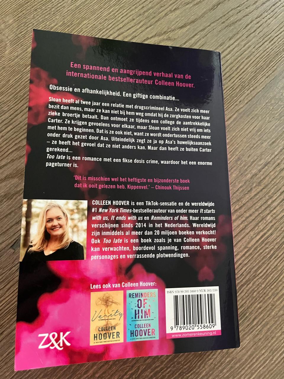 Too late colleen hoover