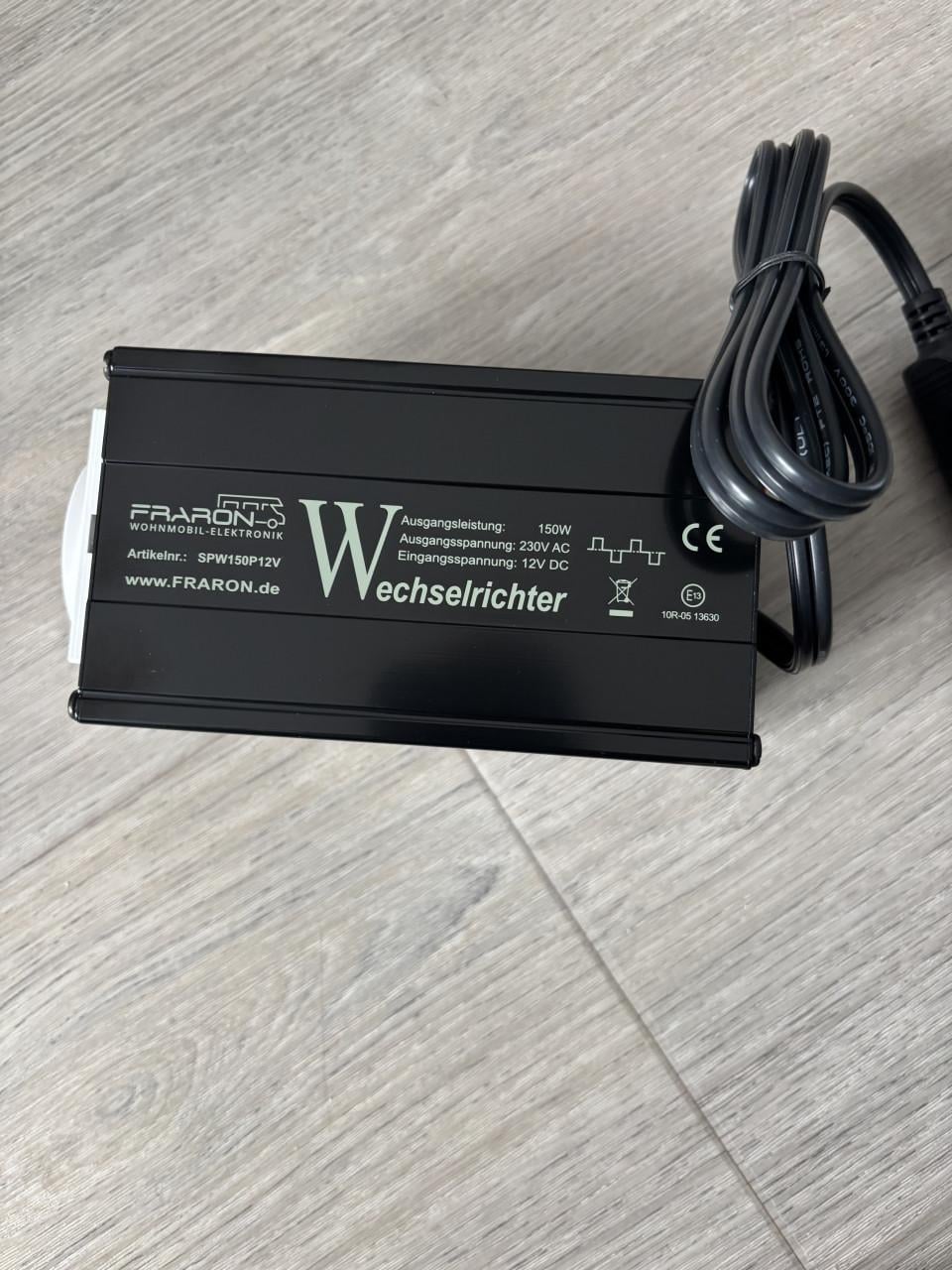 Omvormer van 12volt naar 230volt