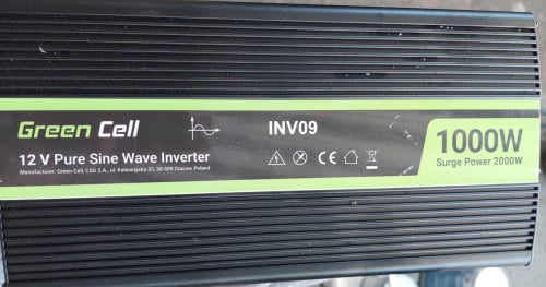 Green Cell ® 1000 W / 2000 W Spanningsomvormer Omvormer 12V tot 230 V