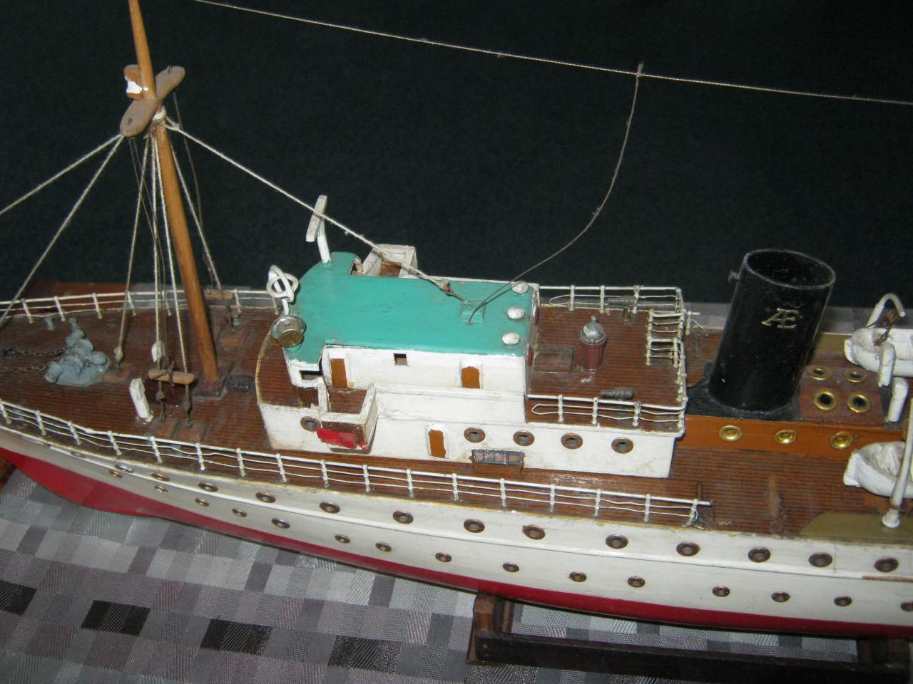 Modelschip DANEBROG.